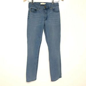 TORY BURCH Light Blue Straight Jeans Mid Rise